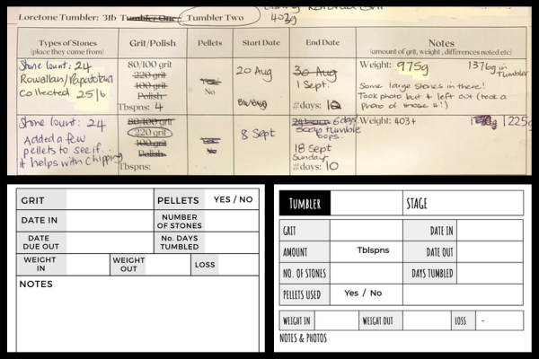 Tumbling logs examples